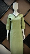 FF Roman Silk Straight Cut Designer Kurtis Catalog